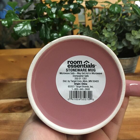 Go For It Coffee Mug Cup Stoneware Black Letter Print Room Essentials Gift - Picture 4 of 6